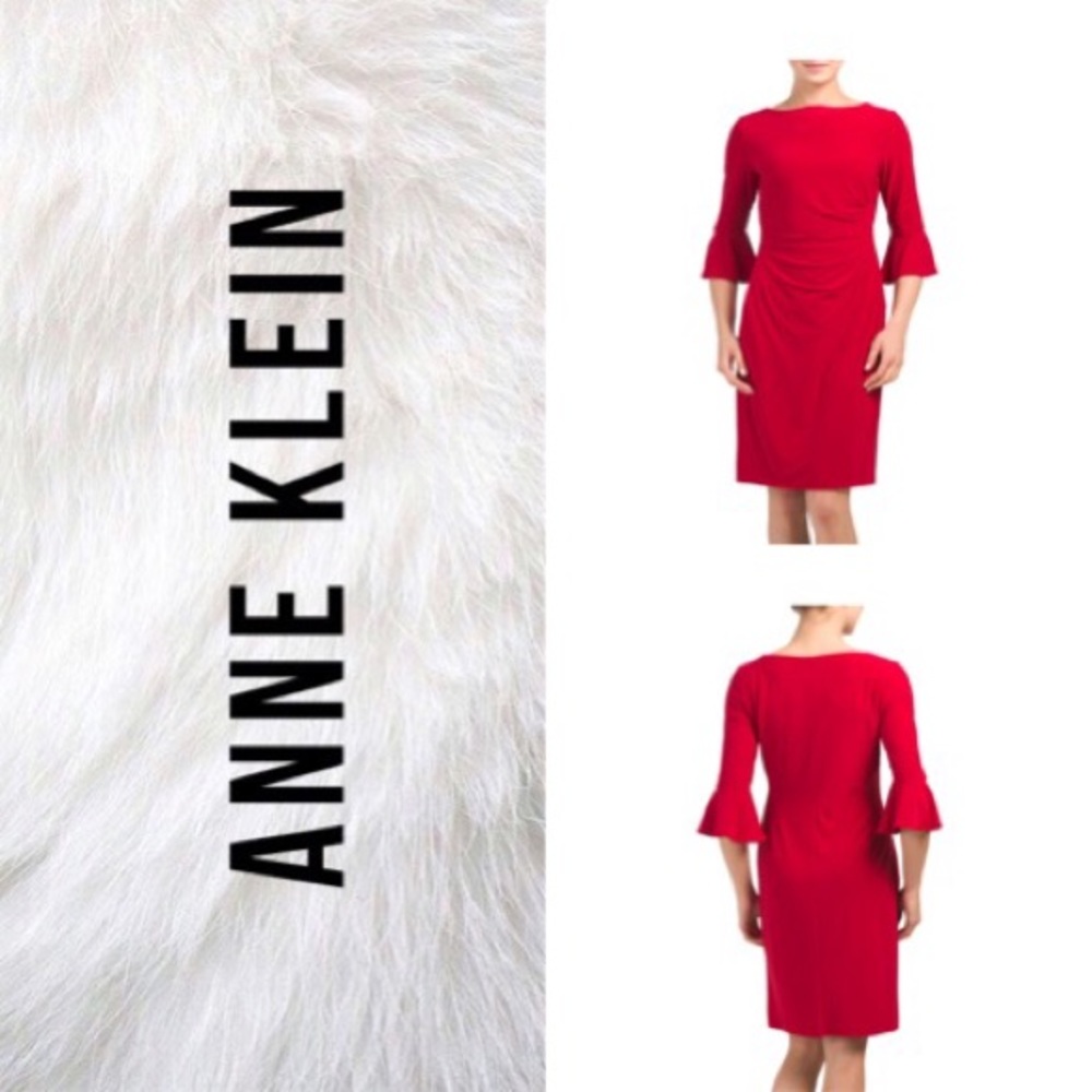 ⬇️❤️Anne Klein Red Dress